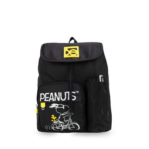 Mochila Mediana Peanuts x Oe color Negro