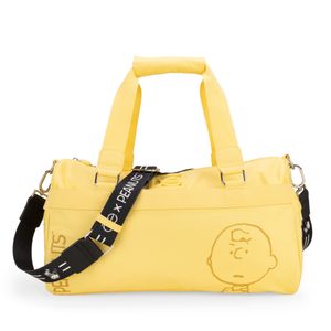 Duffle Bag Mediana Peanuts x Oe Color Amarillo