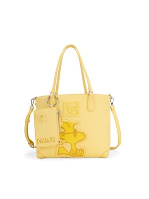 Bolsa Tote Mediana con Monedero Peanuts x Oe Color Amarillo