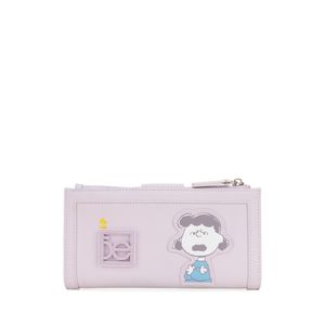 Cartera Grande Flap Peanuts x Oe color Lila
