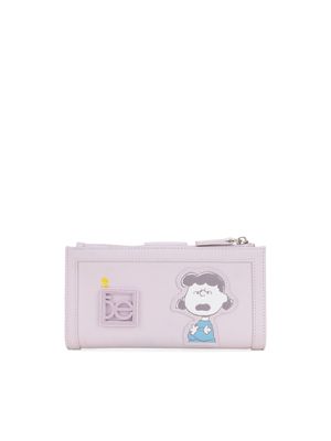 Cartera Grande Flap Peanuts x Oe color Lila