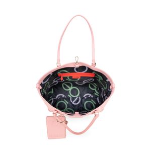 Bolsa Tote Grande con Monedero Peanuts x Oe color Rosa