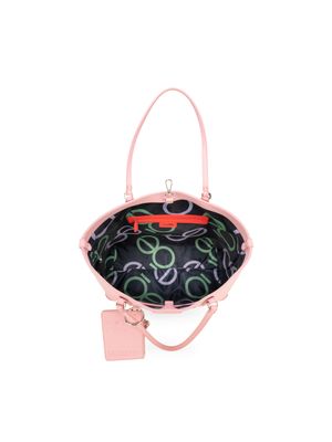 Bolsa Tote Grande con Monedero Peanuts x Oe color Rosa