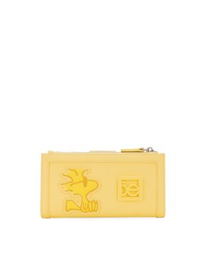 Cartera Grande Flap Peanuts x Oe color Amarillo