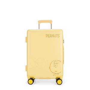 Maleta 20 plg de Cabina Rígida Peanuts x Oe color Amarillo