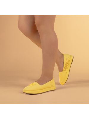 Alpargata Flat Peanuts x Oe color Amarillo