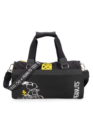 Duffle Bag Mediana Peanuts x Oe color Negro