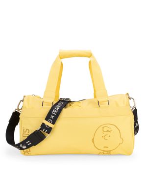 Duffle Bag Mediana Peanuts x Oe Color Amarillo