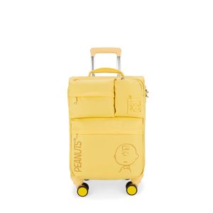 Maleta Chico 20 plg de Cabina Peanuts x Oe color Amarillo