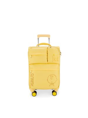 Maleta Chico 20 plg de Cabina Peanuts x Oe color Amarillo