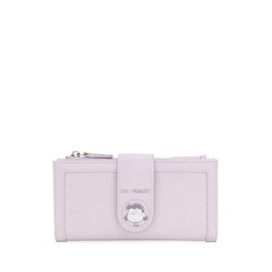 Cartera Grande Flap Peanuts x Oe color Lila