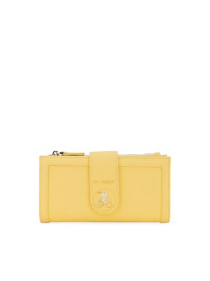 Cartera Grande Flap Peanuts x Oe color Amarillo