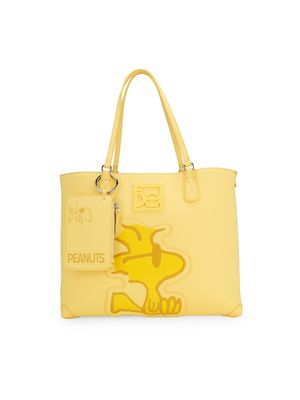 Bolsa Tote Grande con Monedero Peanuts x Oe color Amarillo