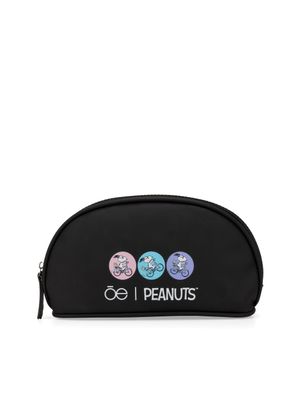 Cosmetiquera Mediana Peanuts x Oe color Negro