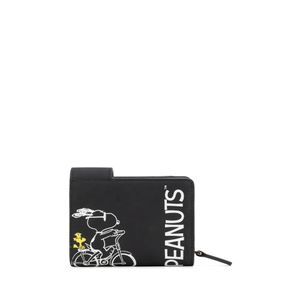 Cartera Flap Chica Peanuts x Oe color Negro