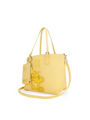 Bolsa Tote Mediana con Monedero Peanuts x Oe Color Amarillo