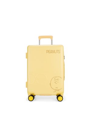 Maleta 20 plg de Cabina Rígida Peanuts x Oe color Amarillo