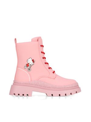 Botín Suela Chunky Oe x Hello Kitty color Rosa