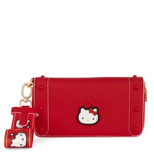 Cartera Grande Cierre Doble Oe x Hello Kitty color Rojo