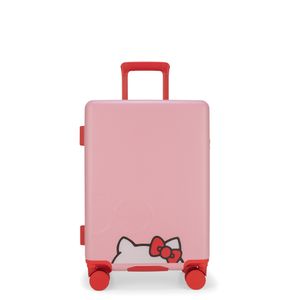 Maleta Chica 20 Plg De Cabina Oe x Hello Kitty color Rosa
