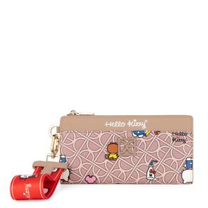 Cartera Flap Grande Oe x Hello Kitty Con Maneral Multicolor