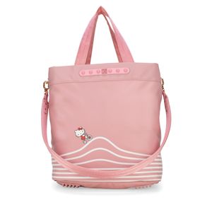 Pañalera Tote  Grande Oe x Hello Kitty color Rosa