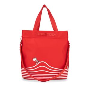 Pañalera Tote  Grande Oe x Hello Kitty color Rojo