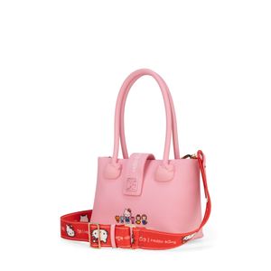 Bolsa Satchel Chica Oe x Hello Kitty color Rosa