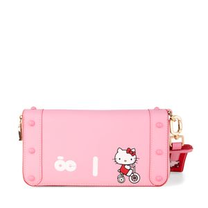 Cartera Grande Cierre Doble Oe x Hello Kitty color Rosa