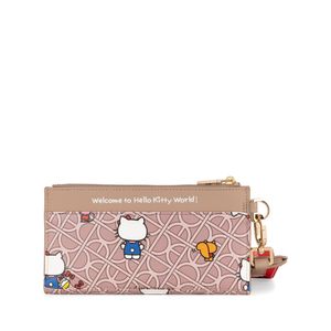 Cartera Flap Grande Oe x Hello Kitty Con Maneral Multicolor
