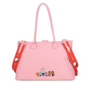 Bolsa Satchel Grande Oe x Hello Kitty color Rosa