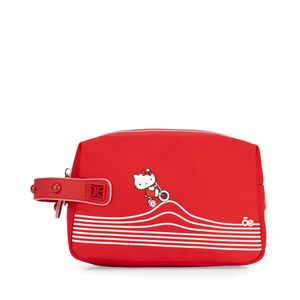 Cosmetiquera Mediana Oe X Hello Kitty Color Rojo