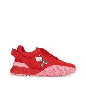 Tenis Deportivos Oe x Hello Kitty color Rojo