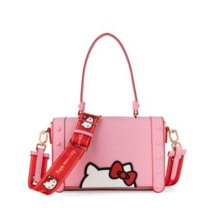 Bolsa Briefcase Grande Oe x Hello Kitty color Rosa