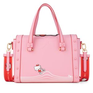Bolsa Satchel Mediana Oe x Hello Kitty color Rosa