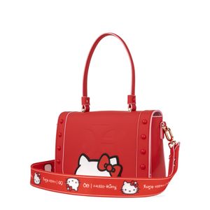 Bolsa Briefcase Grande Oe x Hello Kitty color Rojo