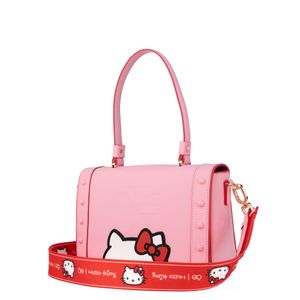 Bolsa Briefcase Grande Oe x Hello Kitty color Rosa