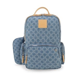 Pañalera Mochila Con Accesorios Colos Azul