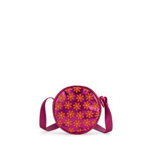 Bolsa Crossbody Mediana Circular Color Rosa
