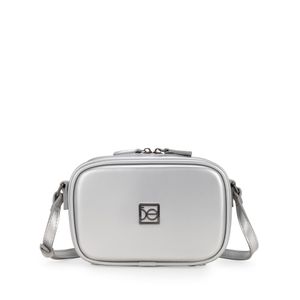 Bolsa Crossbody Chica Clásica Color Plata