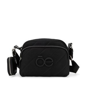 Bolsa Crossbody Chica Con Monedero Desprendible Color Negro