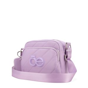 Bolsa Crossbody Chica Con Monedero Desprendible Color Lila