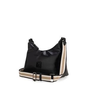 Bolso Hobo Mediano Clásico Color Negro