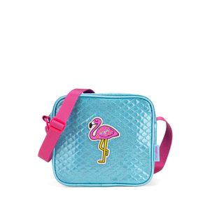 Bolsa Crossbody Para Niña Flamingo Color Azul