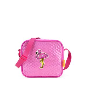Bolsa Crossbody Para Niña Flamingo Color Rosa
