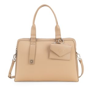 Bolsa Porta Laptop 15 Plg Con Monedero Color Beige