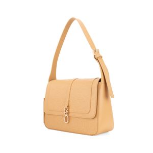 Bolsa Lady Bag Chico Con Tarjetero Color Camel