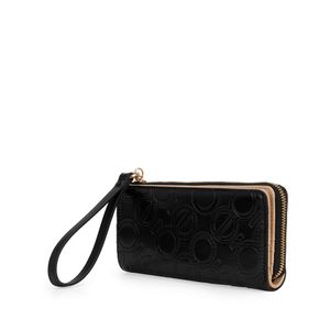 Cartera Grande Cierre Sencillo Color Negro