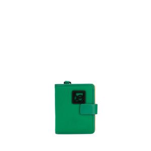 Cartera Porta Pasaporte  Con Maneral Color Verde
