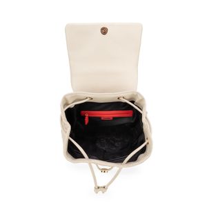 Mochila Mediana Tejido Color Beige